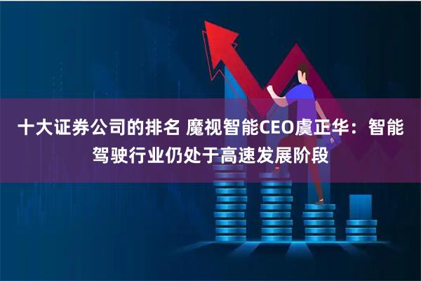 十大证券公司的排名 魔视智能CEO虞正华：智能驾驶行业仍处于高速发展阶段