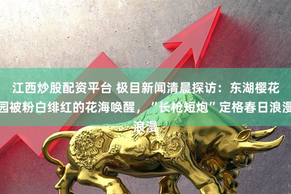 江西炒股配资平台 极目新闻清晨探访：东湖樱花园被粉白绯红的花海唤醒，“长枪短炮”定格春日浪漫